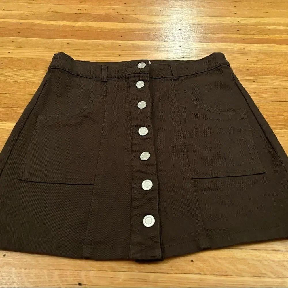 Altar’d State brown mini skirt - Picture 2 of 4